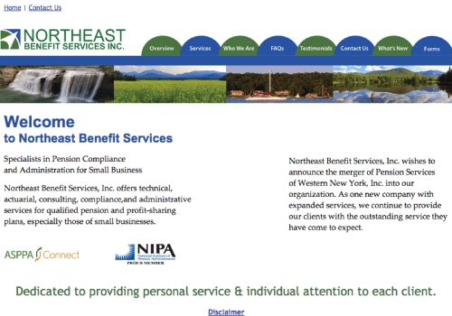 Northeast Benefit	Services	